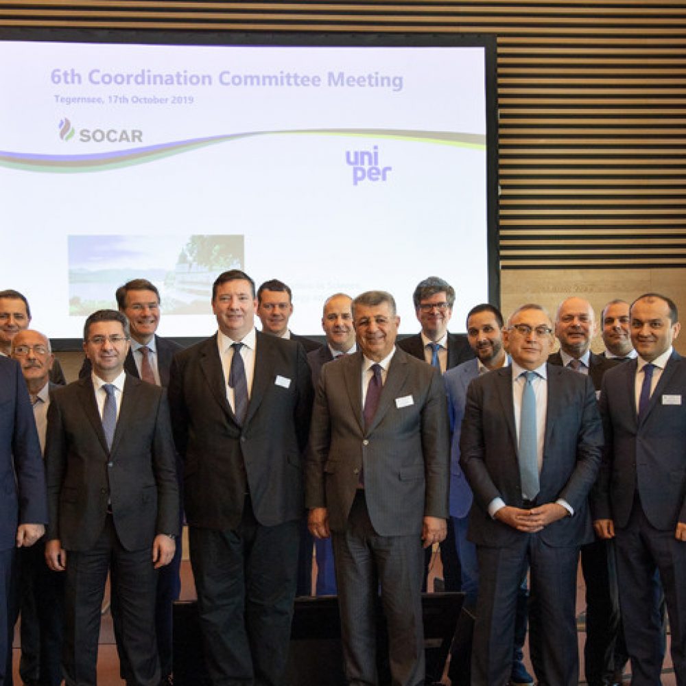 Sechste Sitzung des Lenkungsausschusses von SOCAR und Uniper am Tegernsee