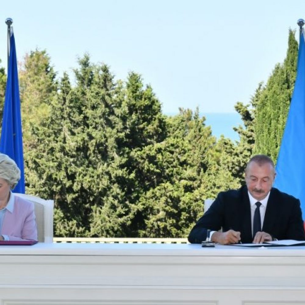 Aserbaidschan und Europäische Union unterzeichnen Absichtserklärung über strategische Partnerschaft im Energiebereich