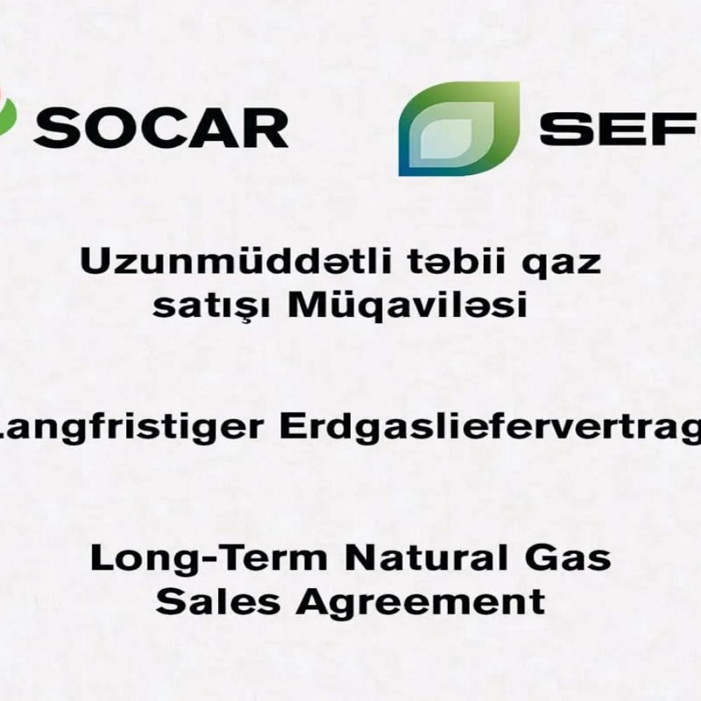 SOCAR und SEFE unterzeichnen langfristigen Erdgasliefervertrag